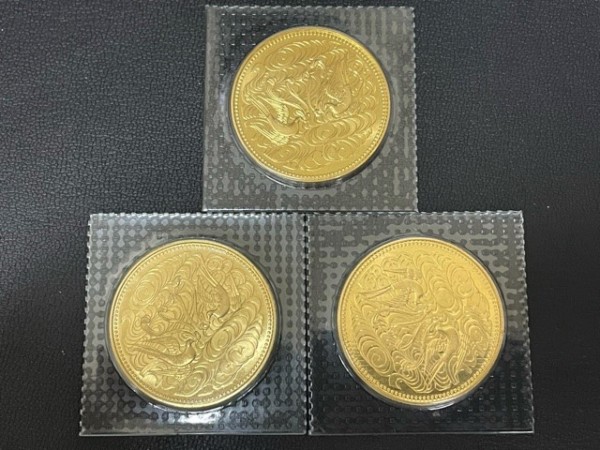 24金(K24) 昭和天皇御在位六十年記念 10万円 記念金貨