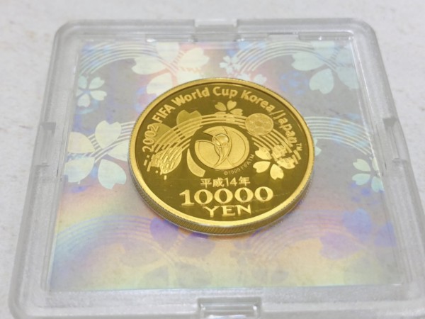 24金(K24) 2002FIFAワールドカップ記念1万円金貨