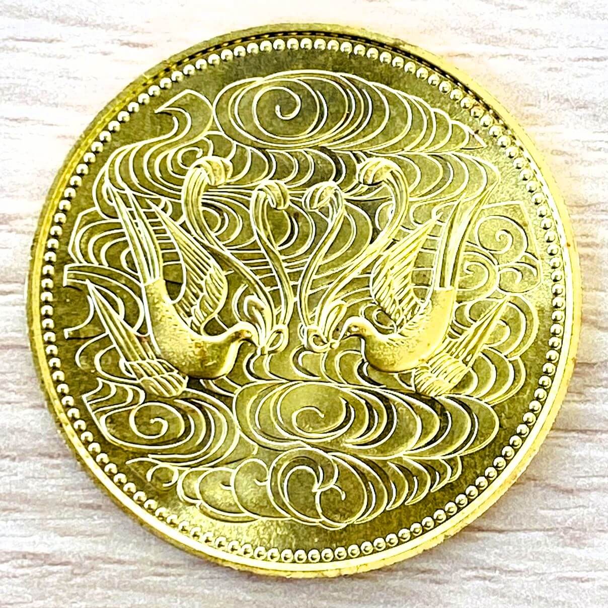 24金(K24) 天皇陛下御在位60周年記念 10万円金貨